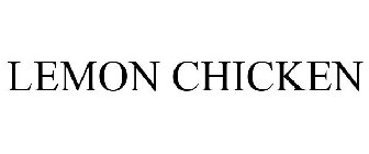 LEMON CHICKEN