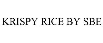 KRISPY RICE BY SBE