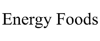 ENERGY FOODS