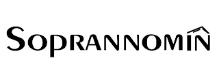 SOPRANNOMIN