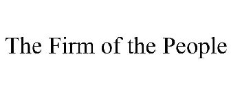 THE FIRM OF THE PEOPLE