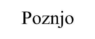 POZNJO