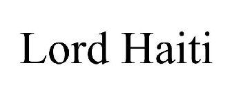 LORD HAITI