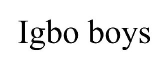 IGBO BOYS