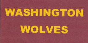 WASHINGTON WOLVES