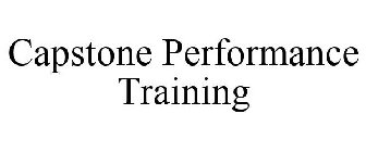 CAPSTONE PERFORMANCE TRAINING