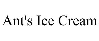 ANT'S ICE CREAM