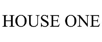 HOUSE ONE