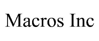 MACROS INC