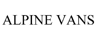 ALPINE VANS