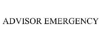 ADVISOR EMERGENCY