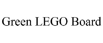 GREEN LEGO BOARD