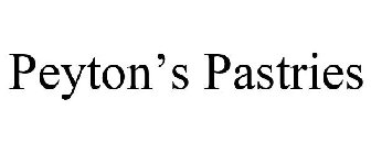 PEYTON'S PASTRIES