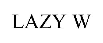 LAZY W