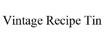 VINTAGE RECIPE TIN