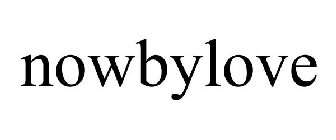 NOWBYLOVE