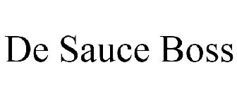 DE SAUCE BOSS