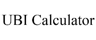 UBI CALCULATOR