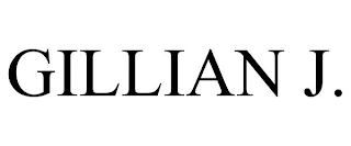 GILLIAN J.