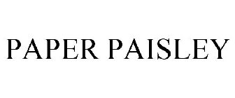 PAPER PAISLEY