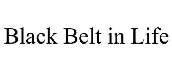 BLACK BELT IN LIFE