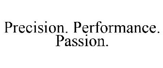 PRECISION. PERFORMANCE. PASSION.