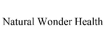 NATURAL WONDER HEALTH