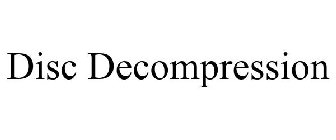 DISC DECOMPRESSION