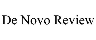 DE NOVO REVIEW