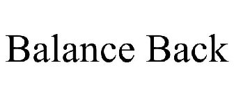 BALANCE BACK