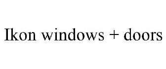 IKON WINDOWS + DOORS