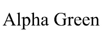 ALPHA GREEN