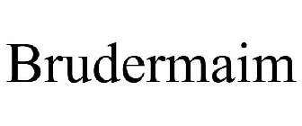 BRUDERMAIM