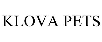 KLOVA PETS