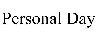 PERSONAL DAY
