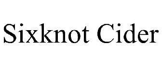SIXKNOT CIDER