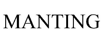 MANTING