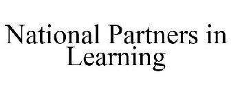 NATIONAL PARTNERS IN LEARNING