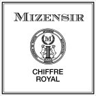 MIZENSIR CHIFFRE ROYAL CREATEUR DE PARFUM MIZENSIR MANUFACTURA GENEVE MCMXCIX