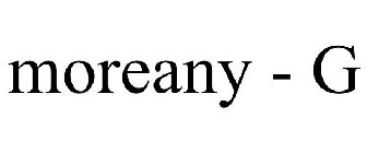 MOREANY - G