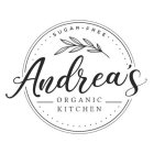 ANDREA'S ORGANIC KITCHEN SUGAR-FREE