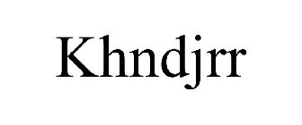 KHNDJRR