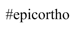 #EPICORTHO