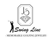 JS SWING LINE- MEMORABLE GOLFING JEWELRY -