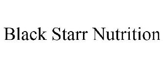 BLACK STARR NUTRITION