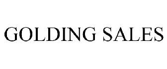 GOLDING SALES