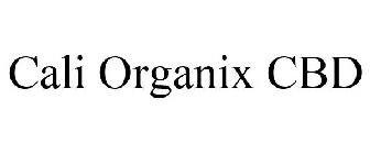 CALI ORGANIX CBD