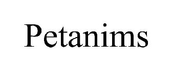 PETANIMS