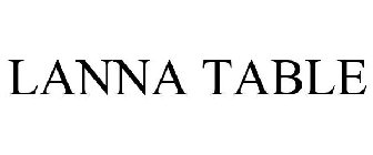 LANNA TABLE