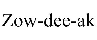 ZOW-DEE-AK